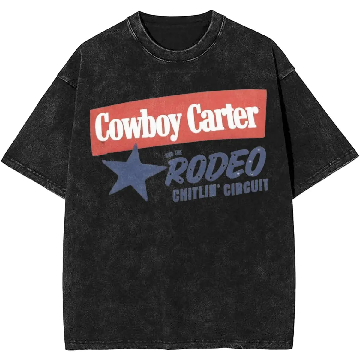 Cowboy Carter Tour – Camiseta Streetwear Beyoncé Unissex em Algodão