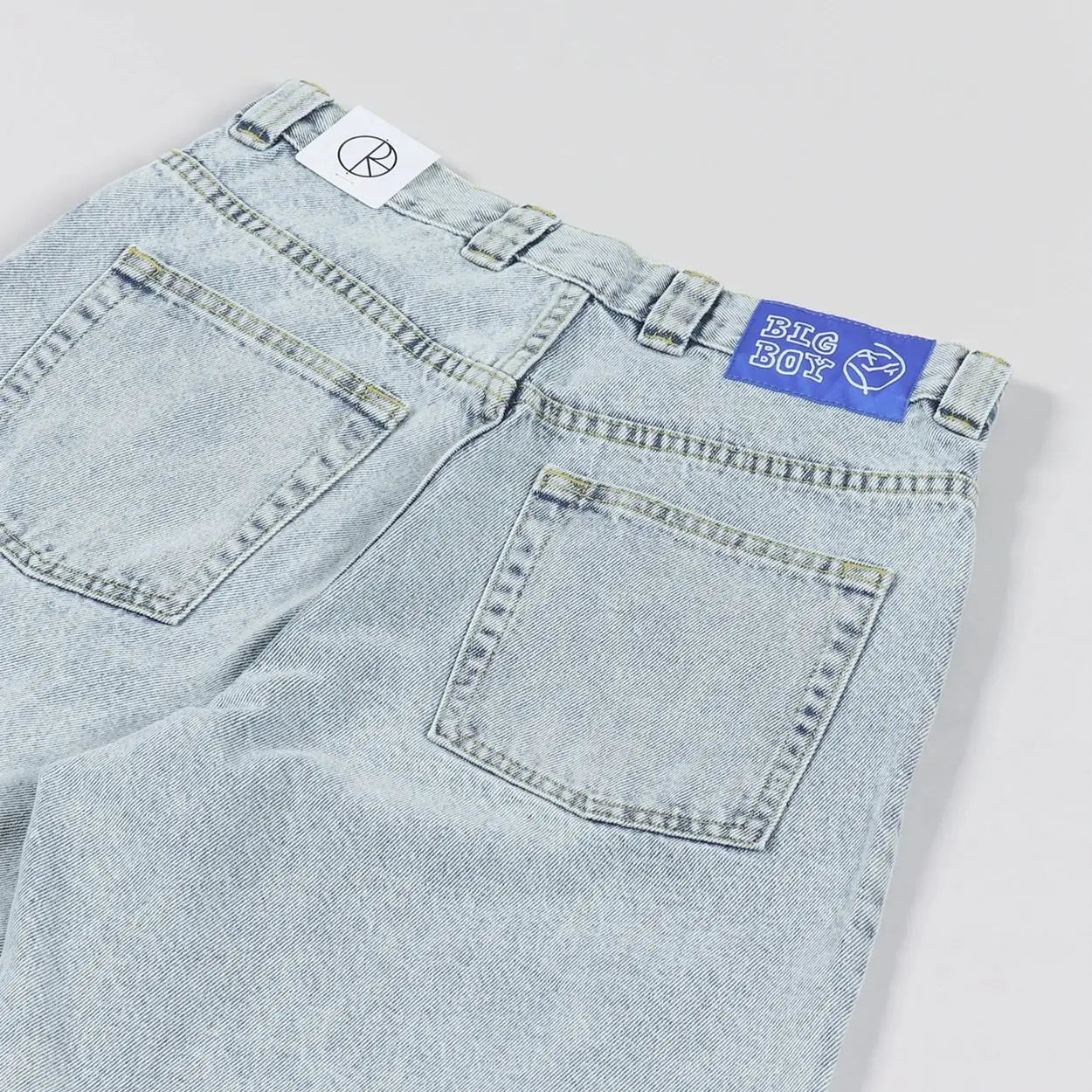 Bermuda Jeans Streetwear Y2K Oversized com Bordado Hip Hop