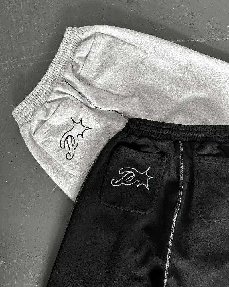 Calça Cargo Masculina Streetwear Y2K – Jogger Tática Estilo Coreano e Americano